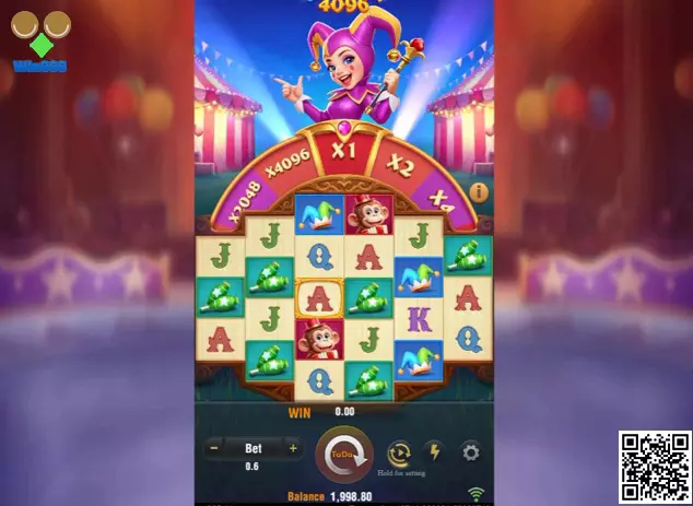 Banner Circus Joker 4096