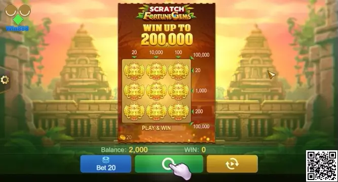 Visual Fortune Gems Scratch